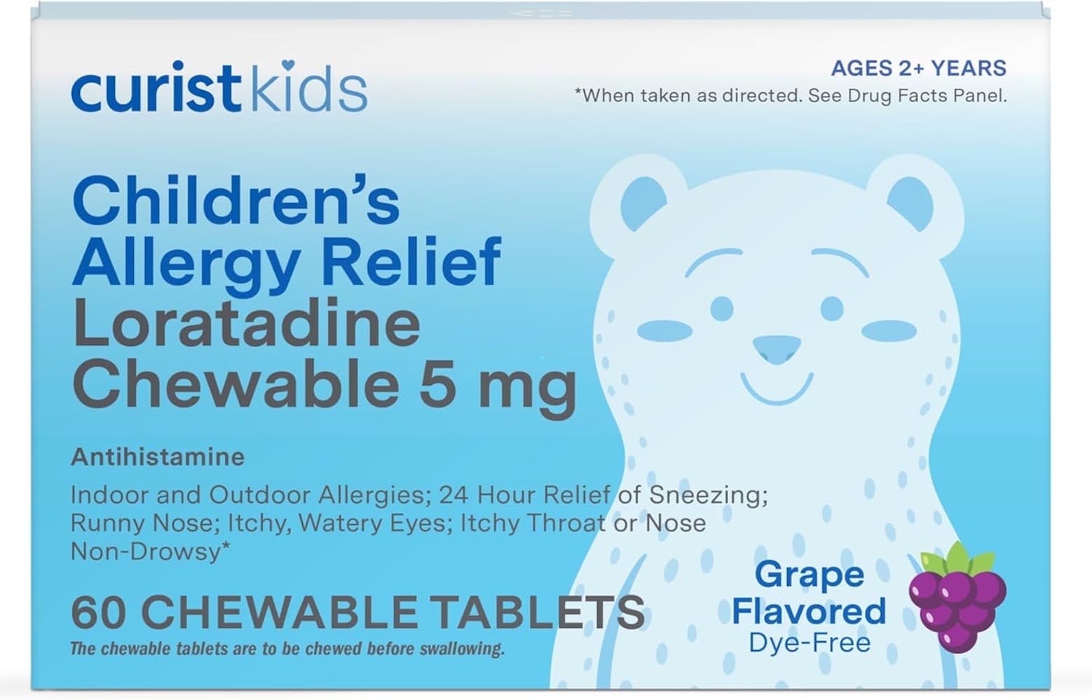 OHM CHILDREN LORATIDINE 5MG CHW 30CT