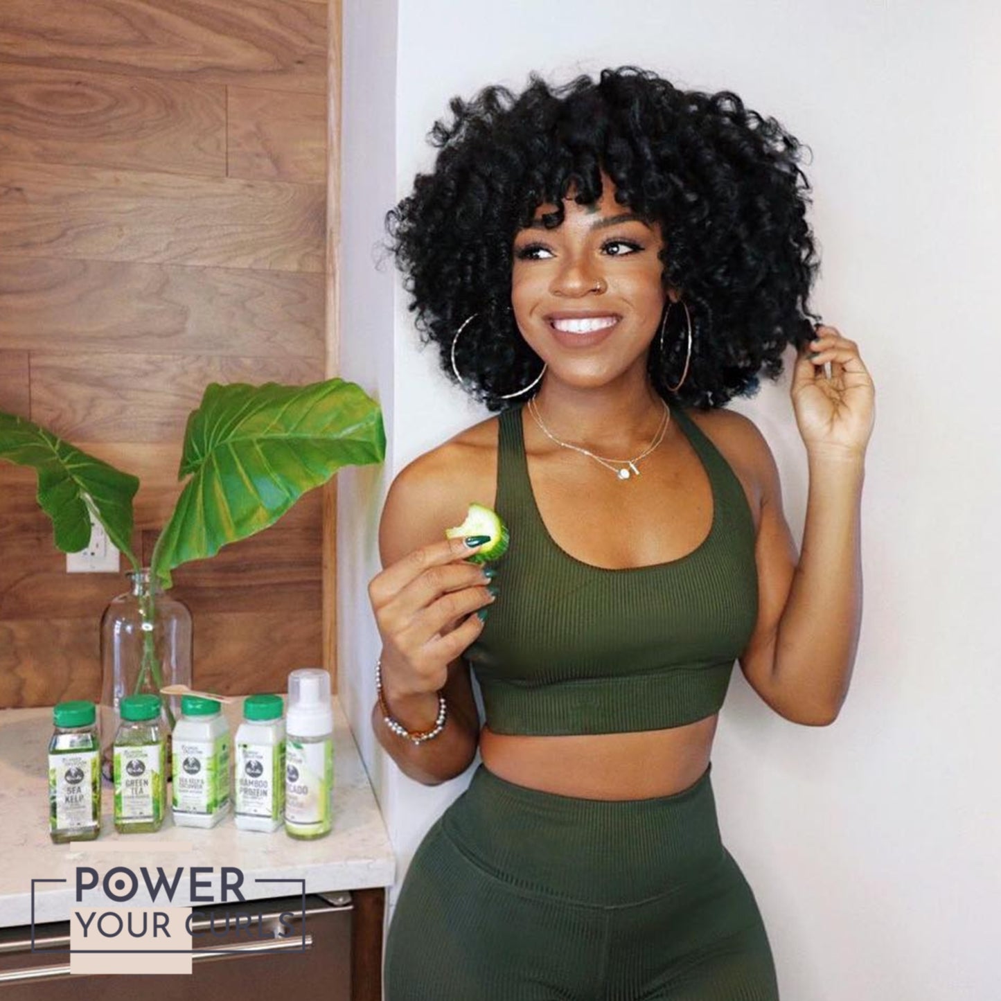 CURLS GREEN TEA HAIR RINSE   8Z