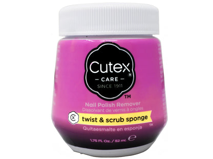 Cutex Twist & Scrub Sponge Nail Polish Remover