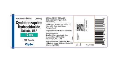 CYCLOBENZAPRINE TB 5MG 100