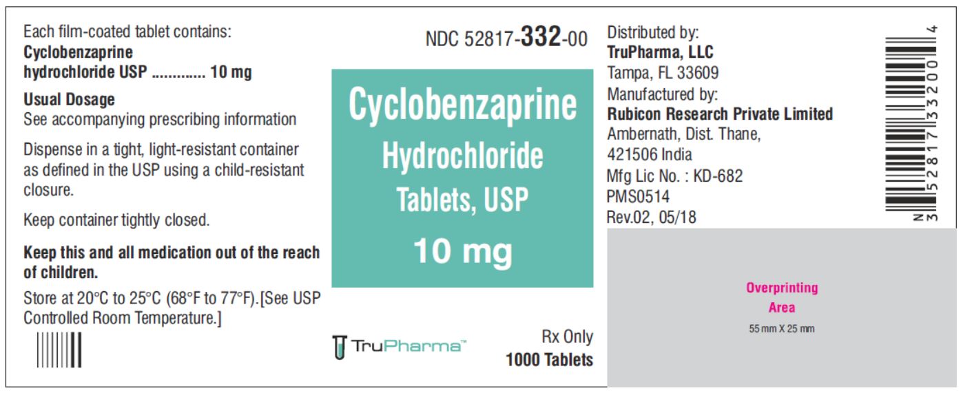 CYCLOBENZAPRINE TB 10MG 1000