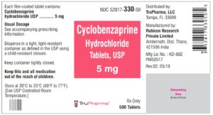 CYCLOBENZAPRINE TB 10MG 500