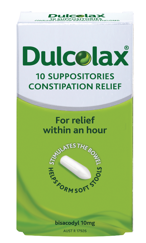 DULCOLAX 10MG SUPPOSITORY 28CT