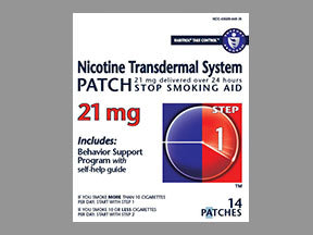 NICOTINE TRANSDERMAL 21 MG-24 HR PAT 14