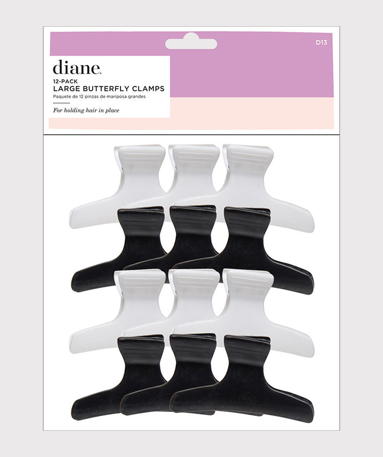 Diane Butterfly Clamps Large 12 Count (12in)