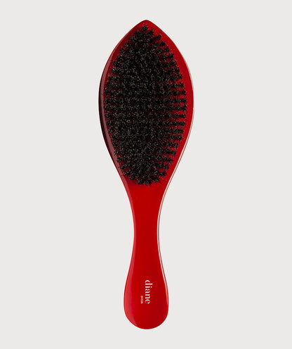 Kiss Red Pocket Wave Boar Brush Medium Curved