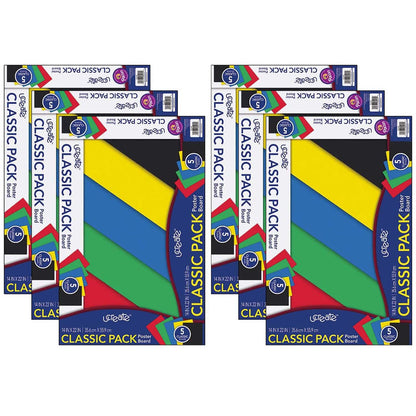 UCreate Poster Board, 4 count - Assorted Colors, 22" x 28"