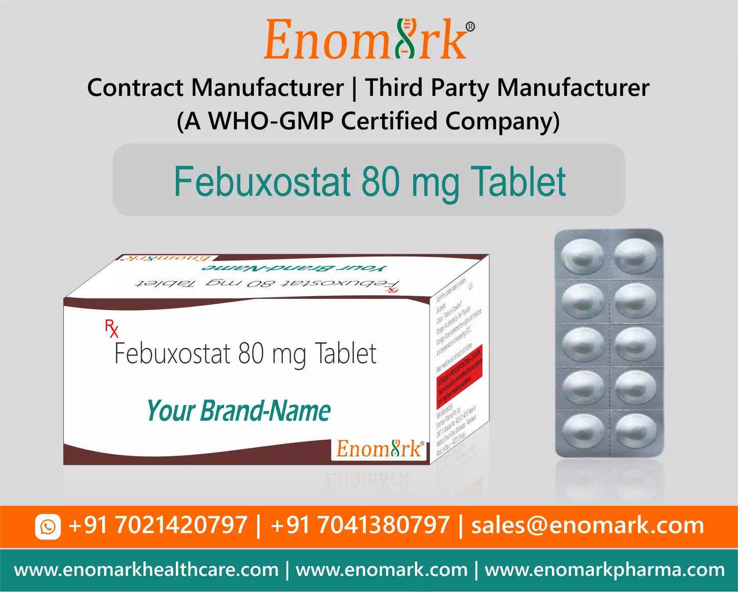 FEBUXOSTAT TB 80MG 30