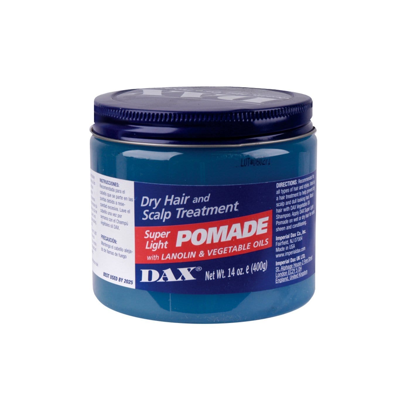 DAX POMADE SUPER LIGHT CR 14OZ