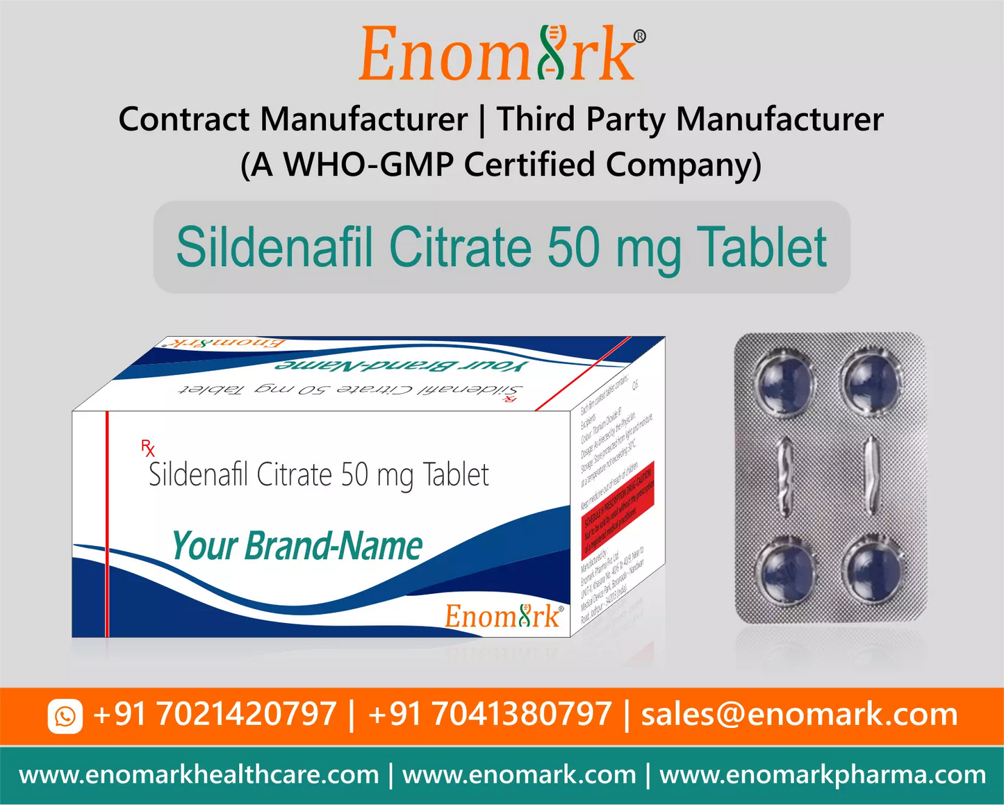 SILDENAFIL CITRATE TB 50MG 1000