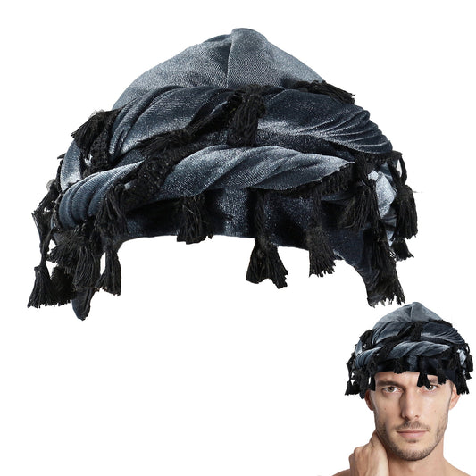 YOU GO NATURAL HALO TURBAN GREY