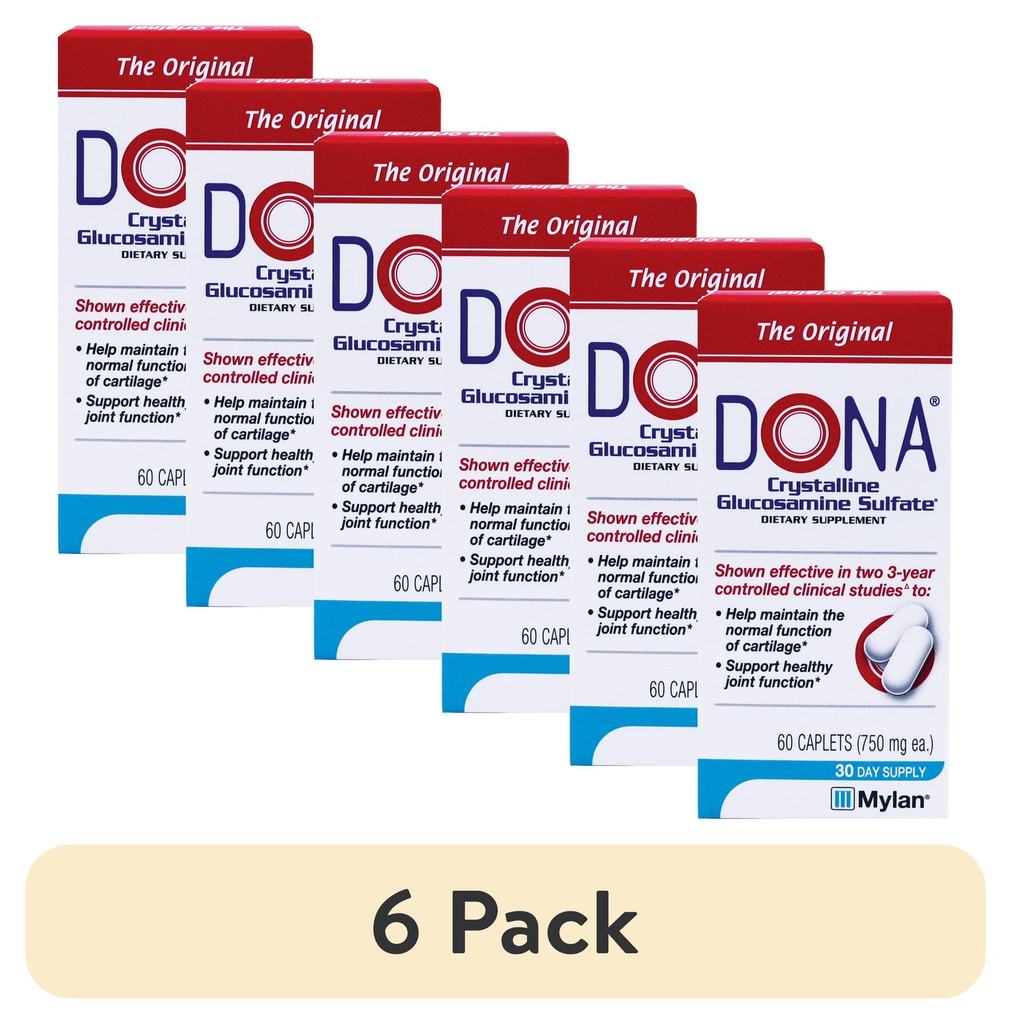 DONA GLUCOSAMINE TB 750MG 60 CPLT