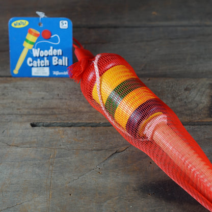 WOODEN CATCH BALL