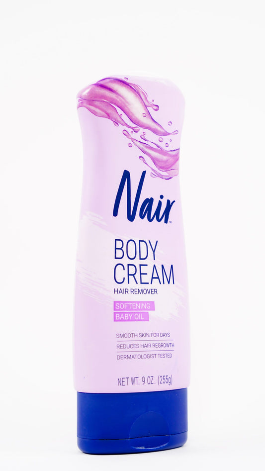 Nair Hair Remover Body Cream Softening Baby Oil 9oz