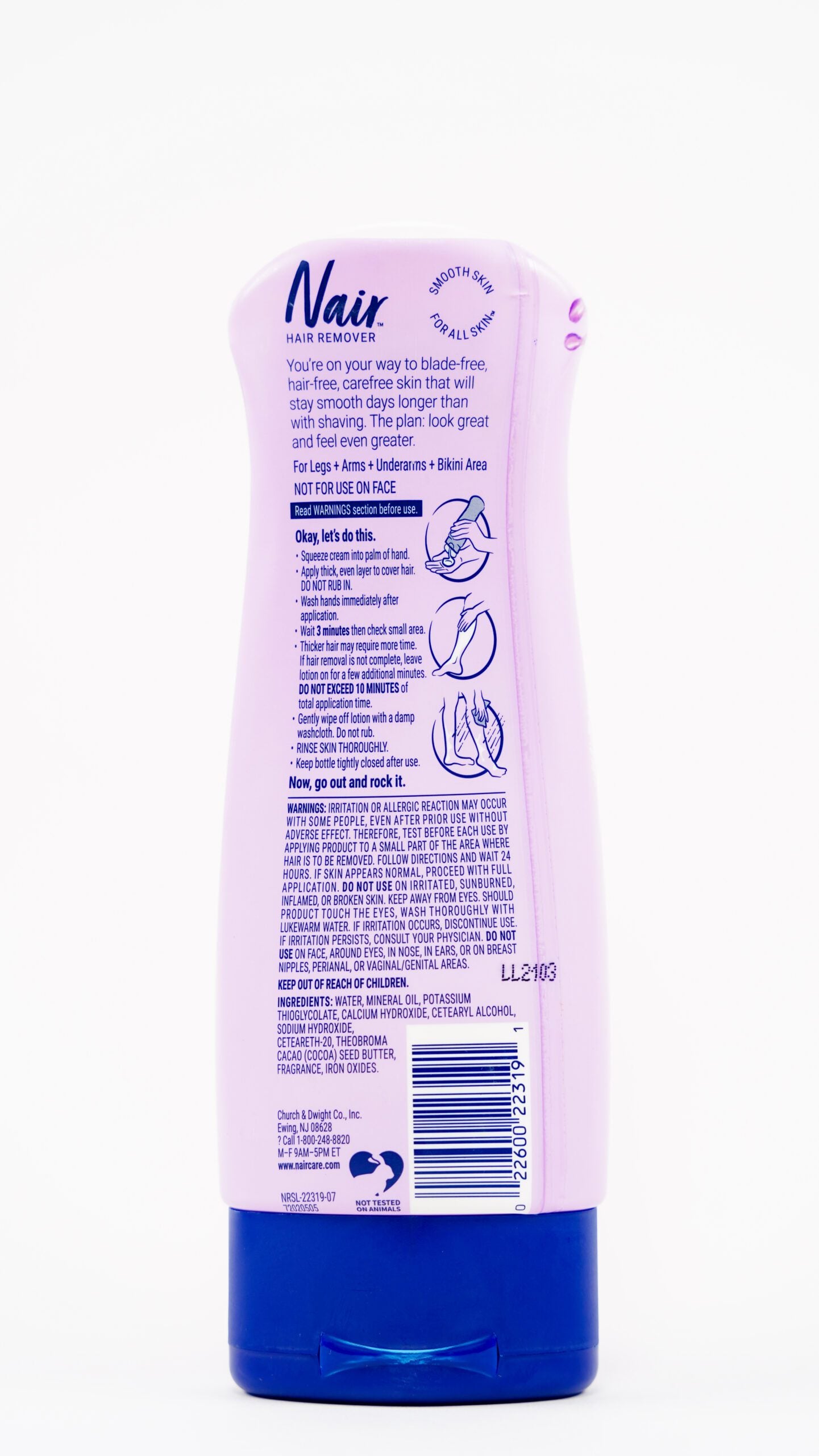 Nair Hair Remover Body Cream Softening Baby Oil 9oz