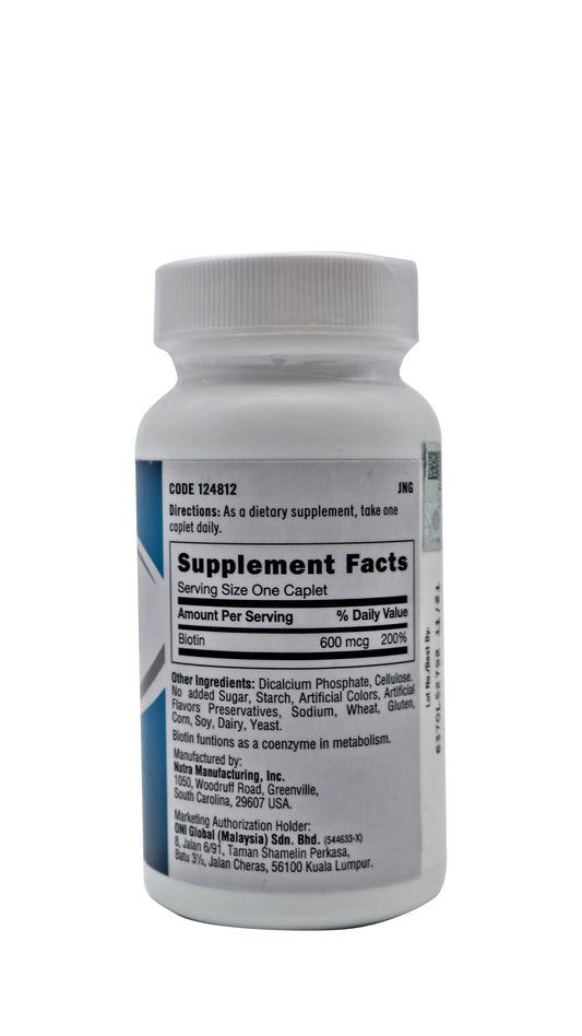 NM BIOTIN GC 1000MCG 120 SFG