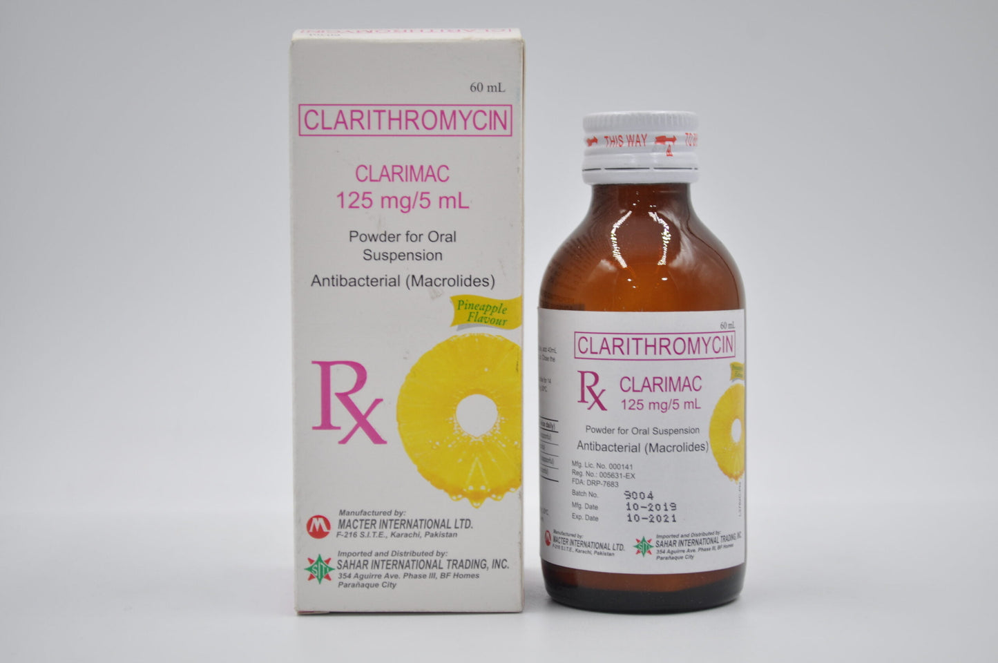 CLARITHROMYCIN PT 125MG/5ML 50ML
