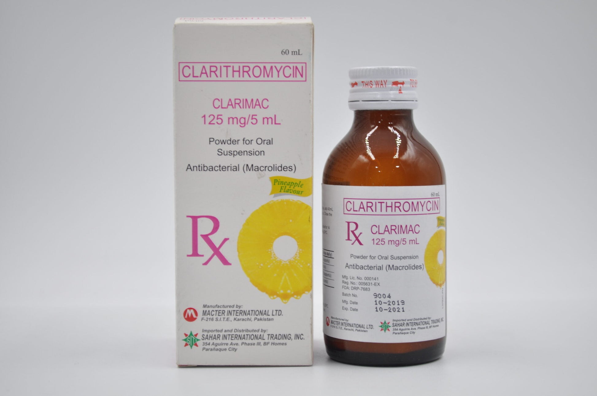 CLARITHROMYCIN PT 125MG/5ML 50ML