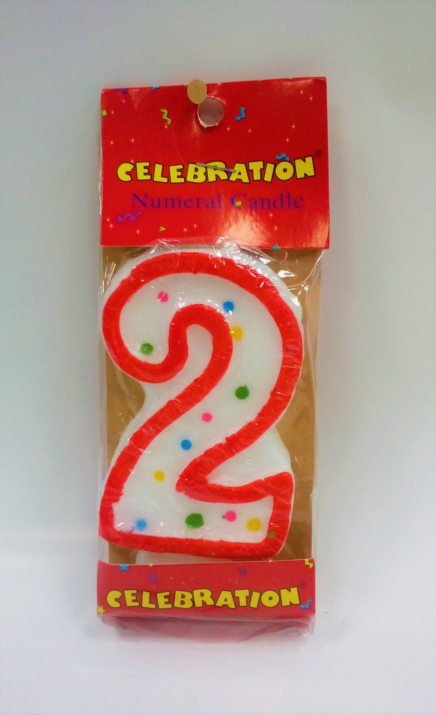 PARTY CANDLE DOT 20CT MULTI