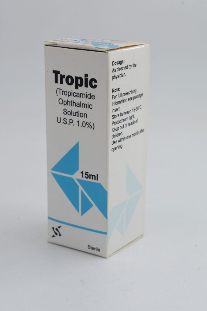 TROPICAMIDE DR 1% 3ML  OPTH