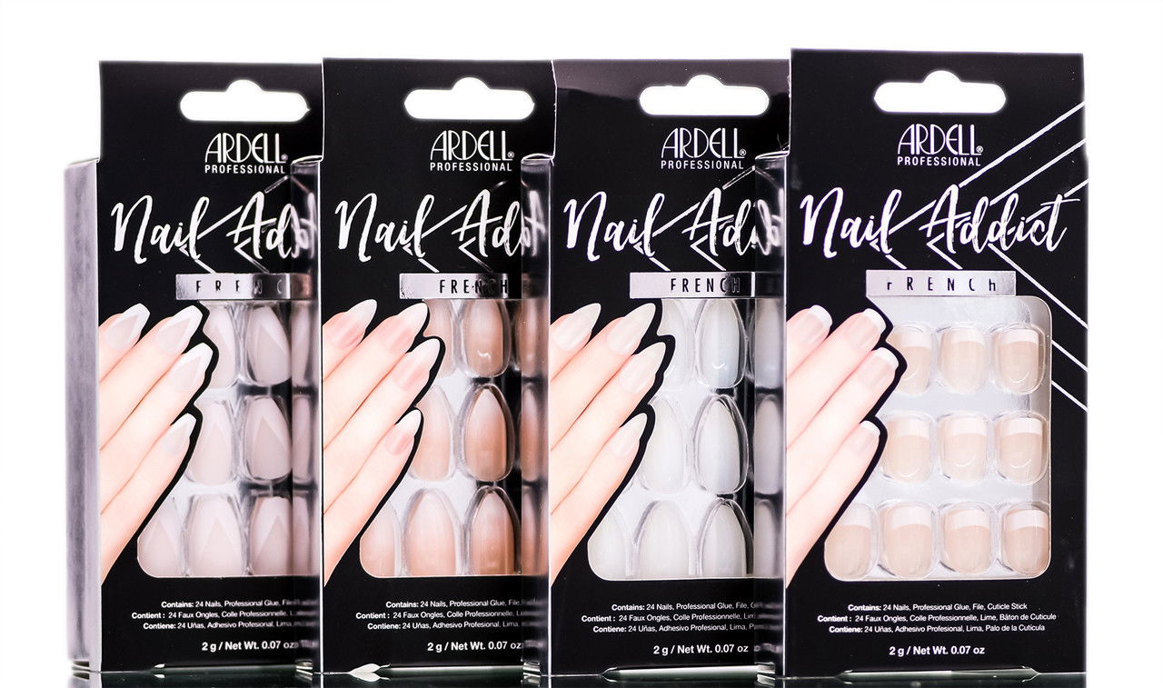 Ardell Nail Addict Premium Artificial Nail Set - Classic French