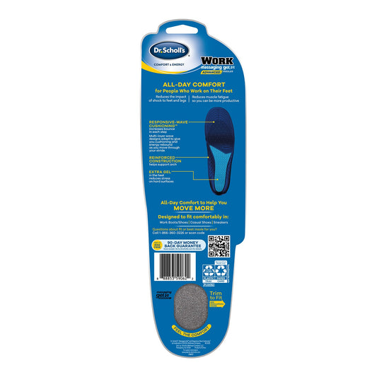 DR SCHOLLS COMFRT&ENRGY WRK MEN INS 1PR