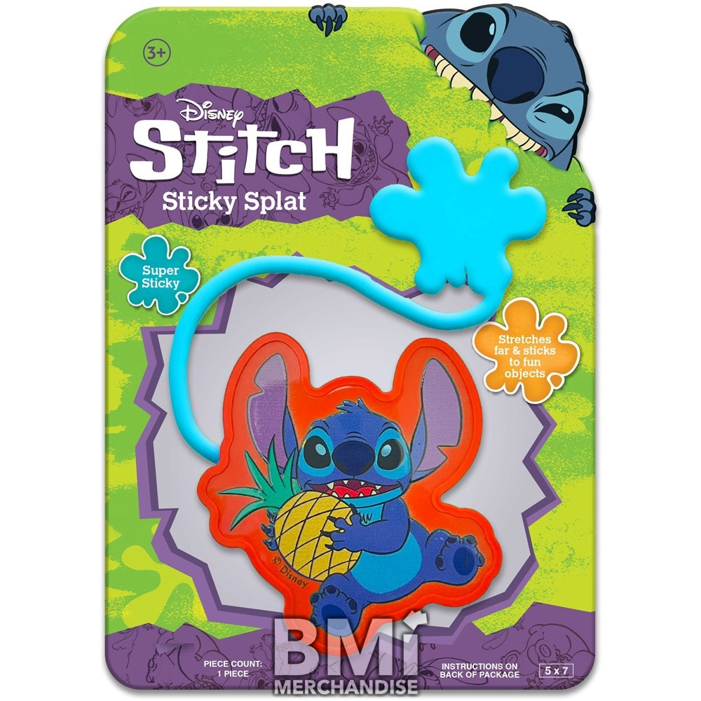 JA-RU Disney Stitch Sticky Splat Toy - Assorted Colors