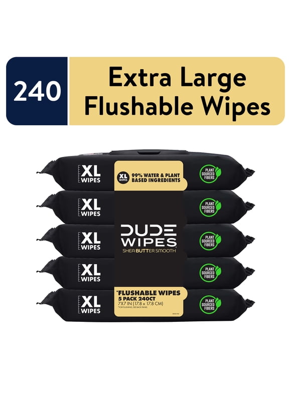 DUDE WIPES WPS,SHEA BTR,CNUT,ALM,3PK