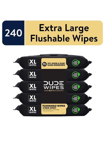 DUDE WIPES WPS,SHEA BTR,CNUT,ALM,3PK