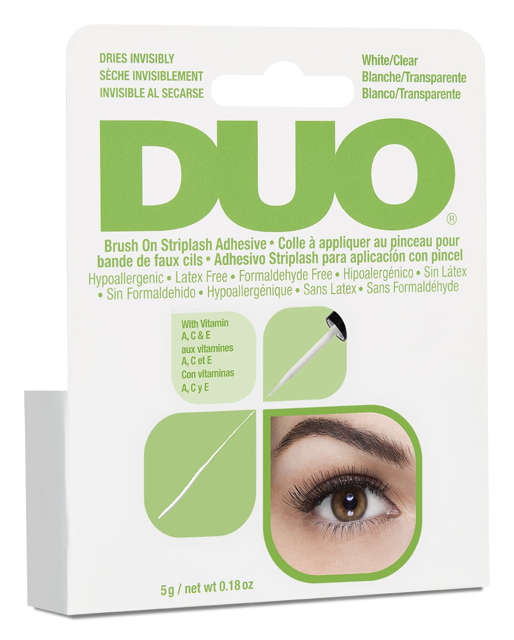 DUO Striplash Brush On Adhesive Eyelash Glue - Clear