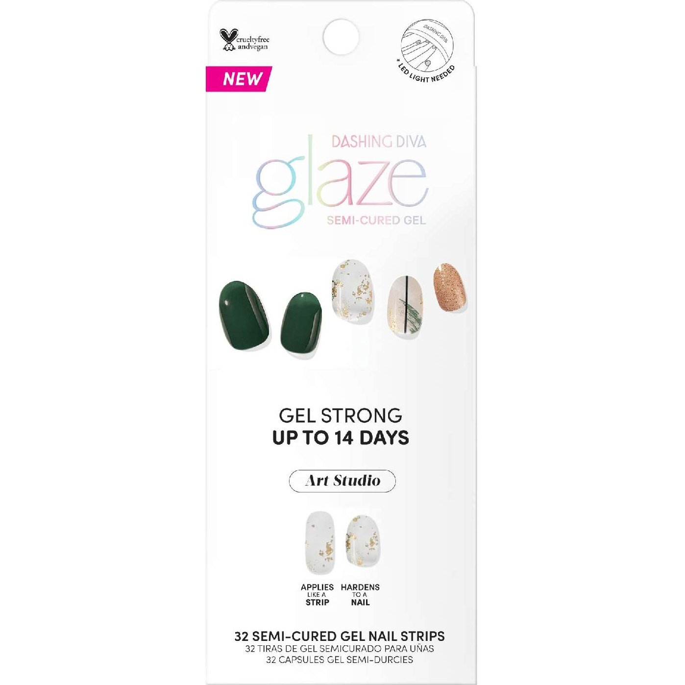 GLAZE NAIL ART IVY ABSTRACT