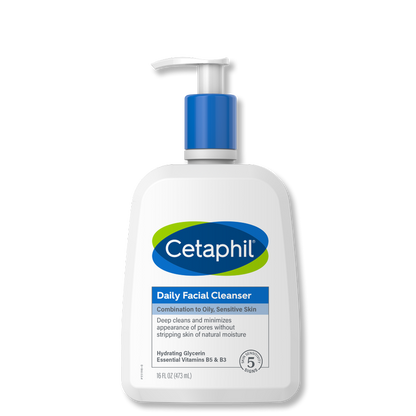 Cetaphil Daily Facial Cleanser 16oz Normal To Oily Skin