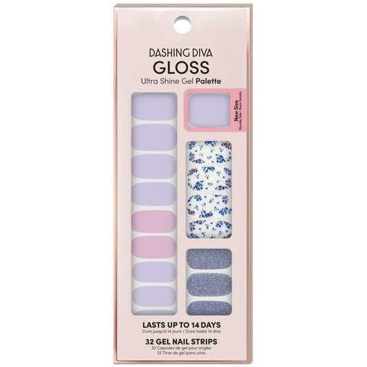 Dashing Diva GLOSS Ultra Shine Gel Palette Blue Vixon
