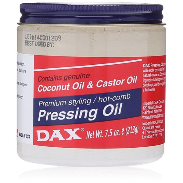 Dax Pressing Oil 7.5oz Jar .