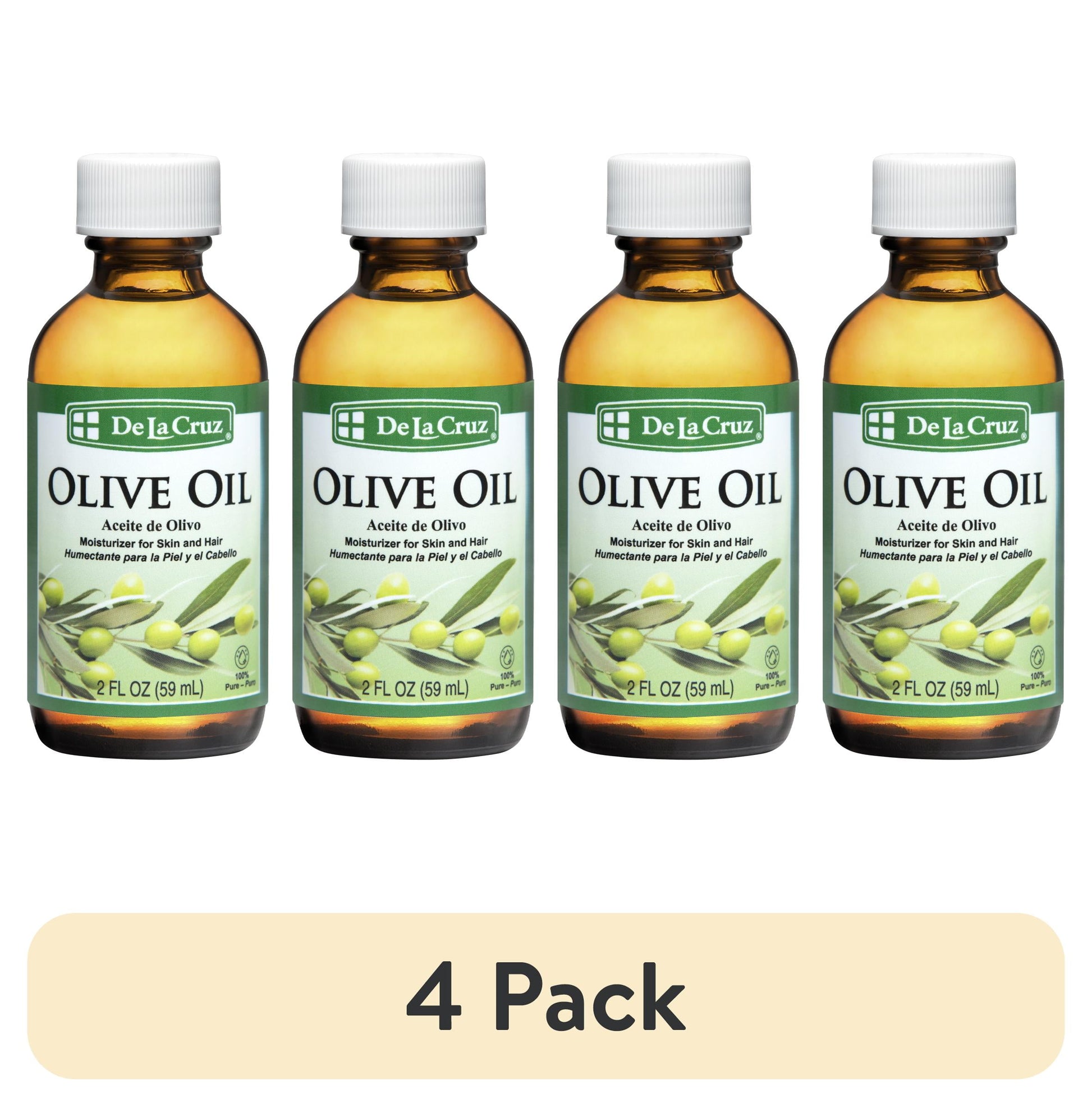 De La Cruz Olive Oil 2oz Moisturizer For Skin And Hair