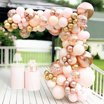 BALLOONS PETAL PINK 20CT 9IN
