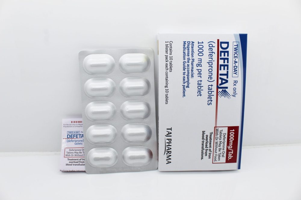 DEFERIPRONE TB 1000MG 50 3/D