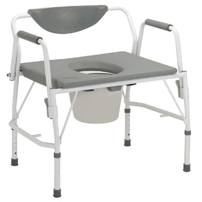 COMMODE EQ 3N1 300LB N/FOLD BRBX