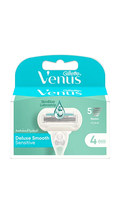 Gillette Venus Razor Deluxe Smooth Sensitive + 2 Refills