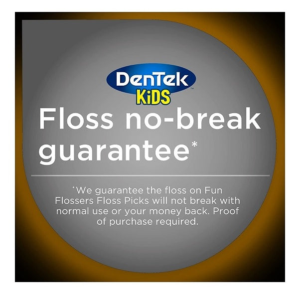 Dentek Kids Floss Picks Fun Flossers 90 Count