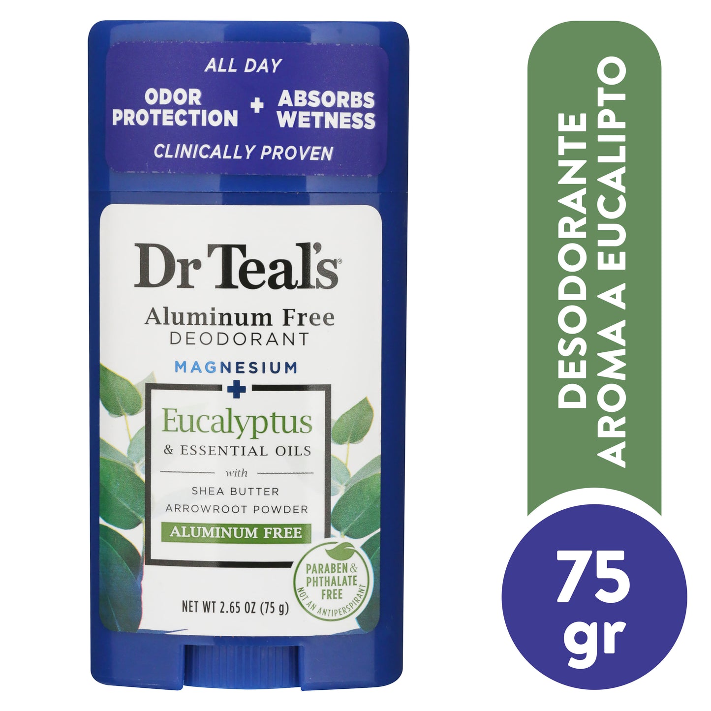 DR TEALS EUCALYPTUS ALUM FREE DEO 2.65OZ