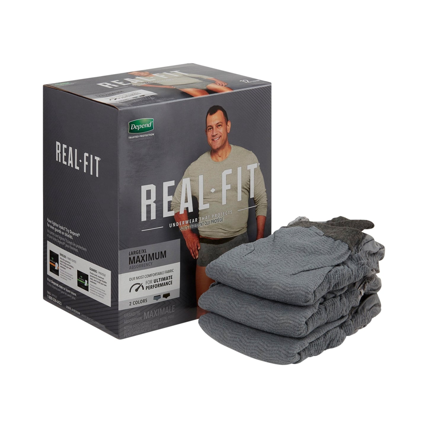 DEPEND REAL FIT BF 12 L/XL MEN