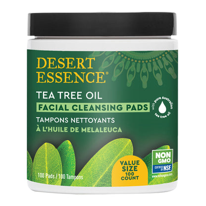 DESERT ESSENCE FACE CLNS PADS TTREE OIL