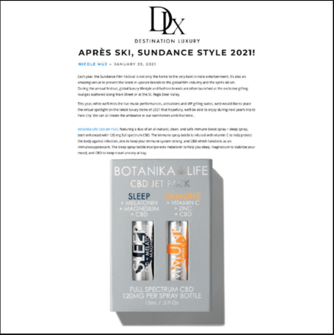 BOTANIKA THE LIFTER SPRAY  8.25