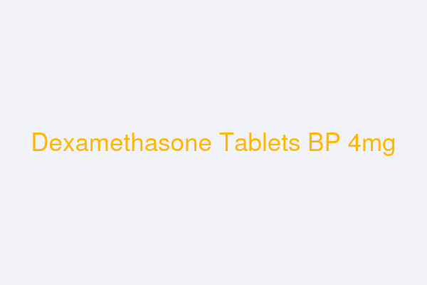 DEXAMETHASONE TB 4MG 10X10UD BPK