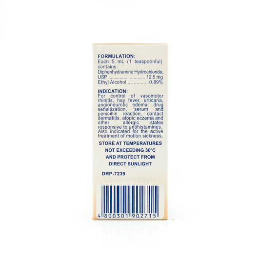 DIPHENHYDRAMINE 12.5MG-5ML SOL 473 ML