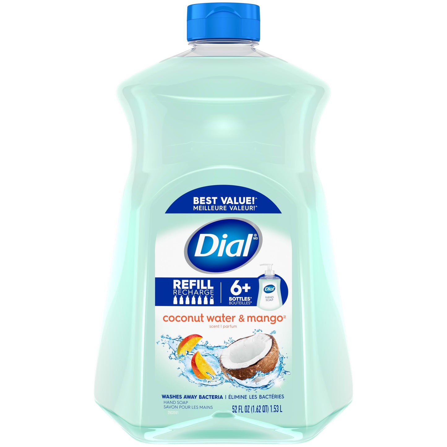 DIAL COCO WTR MANGO HAND SOAP LIQ 7.5OZ