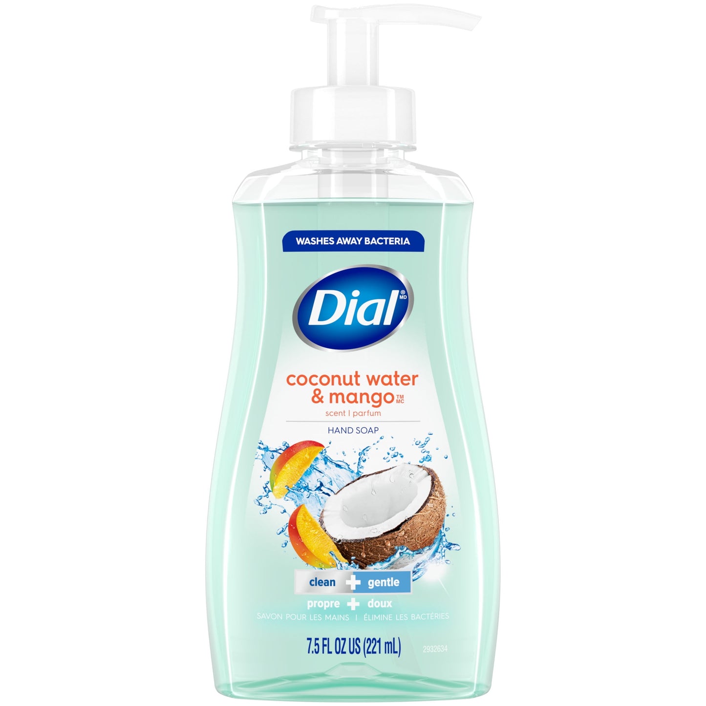 DIAL COCONUT WATER/MANGO LQ 7.5OZ