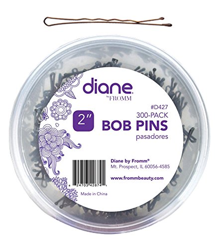 Diane Bobby Pins 2.5Inch Large Black 40 Count (12in) Carded