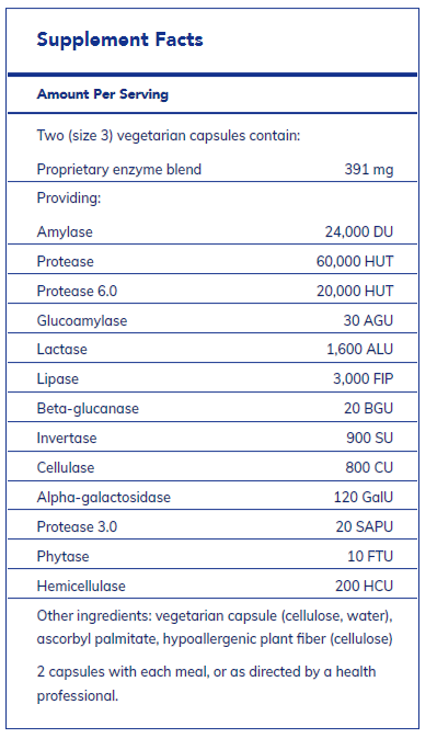 DIGESTIVE ENZYMES CP 60